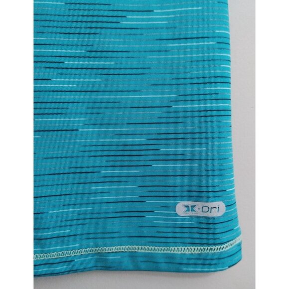 Reebok Performance Women's Racerback Tank Top Size Medium Striped Workout Tank - Picture 4 of 4